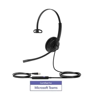 Yealink On-Ear USB Mono Headset - UH34-MONO