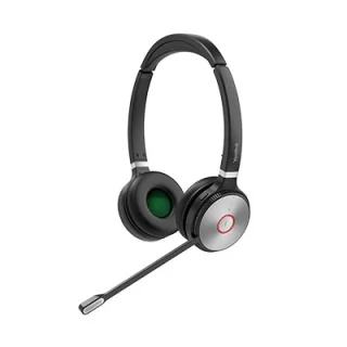 Yealink DECT Wireless On-Ear Stereo Headset - WH62-DUAL